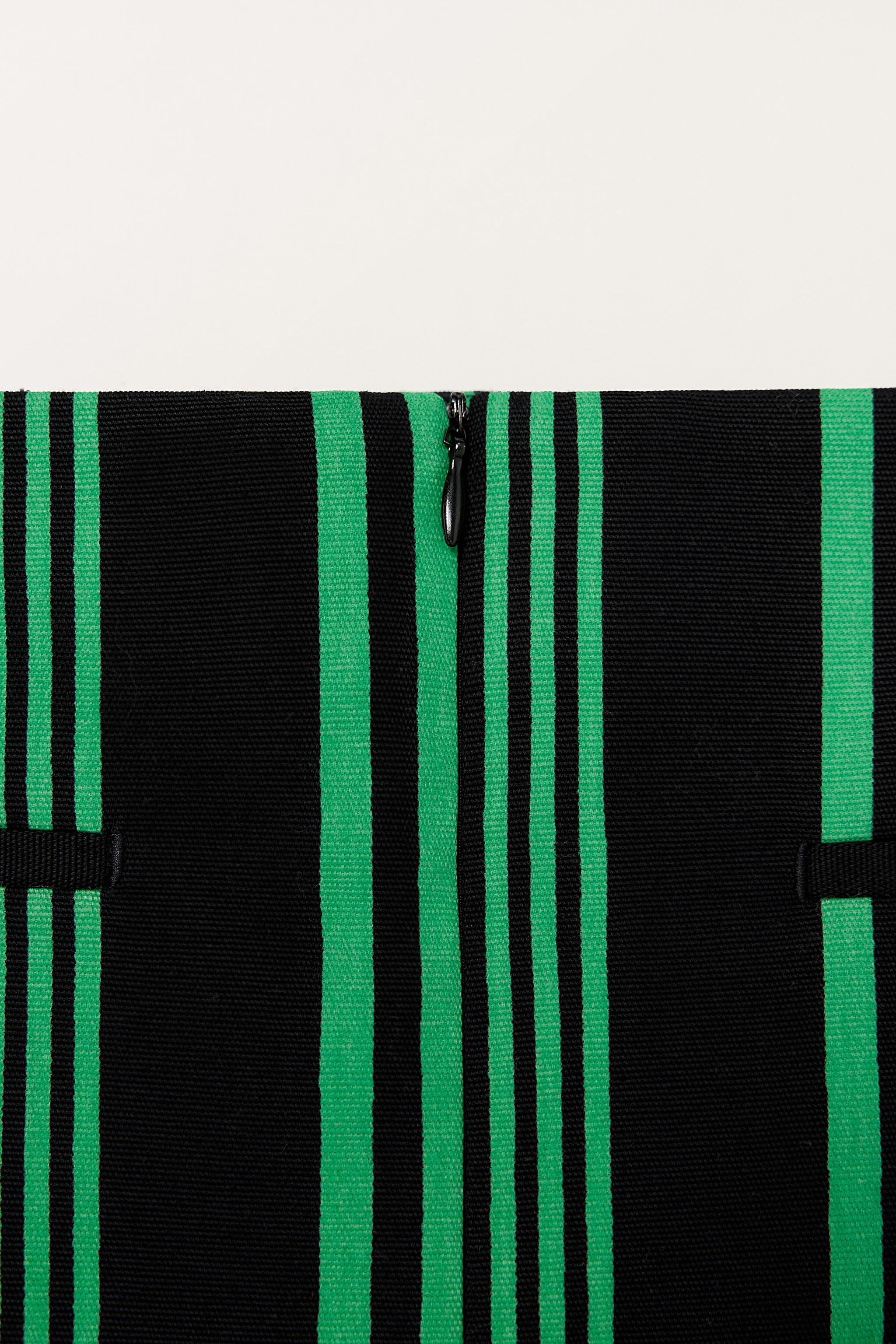 JUPE DROITE RAYURES LIMITED EDITION